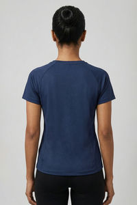 Zelocity Relaxed Quick Dry Top - Navy Peony — thumbnail 4
